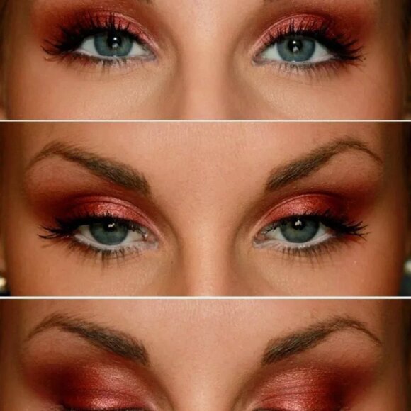 MAC Single Eyeshadow* ~ Coppering Veluxe Pearl (Auburn Red w/Gold) 1.3g NIB - Picture 7 of 9